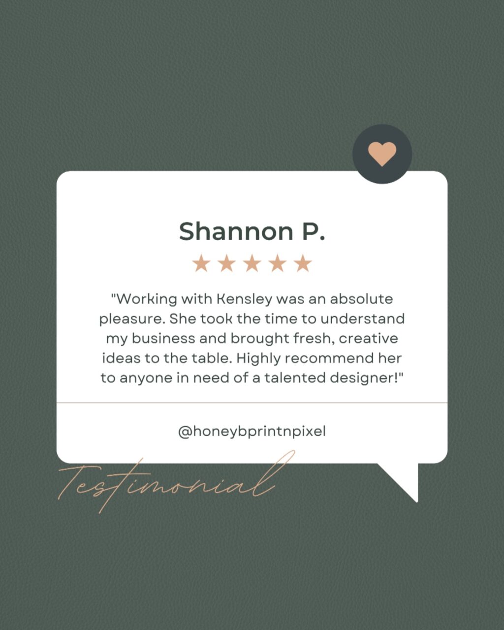 Instagram post from honeybprintnpixel. This post is in position 3.