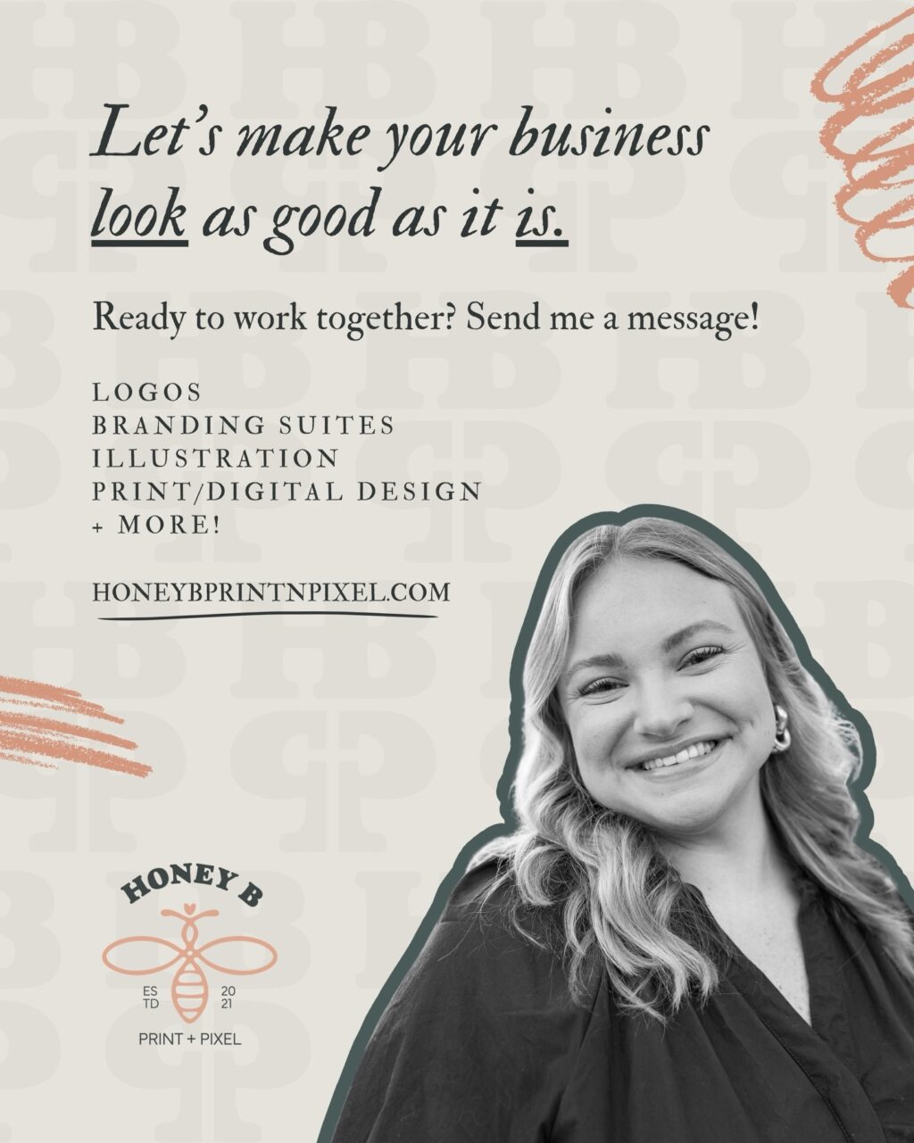 Instagram post from honeybprintnpixel. This post is in position 7.